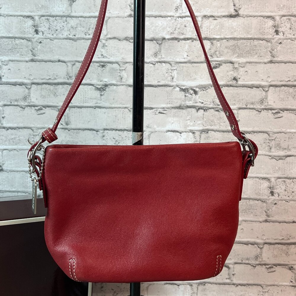 Vintage Coach mini bucket bag red leather Legacy Mini Bucket Bag Red